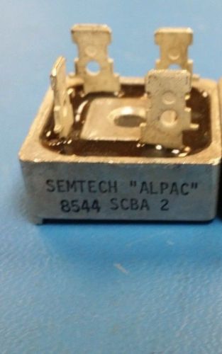 SCBA2, Semtech, Bridge Rectifier, 200V, 6A, 4-Pin, Case G-29