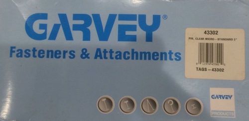 Garvey MicroStandard, Tagging Barbs, 2-Inch, Clear (TAGS-43302)
