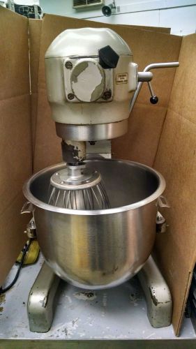 Hobart a200-t 20 qt dough pizza mixer - includes ss bowl and whisk 115v - tested for sale