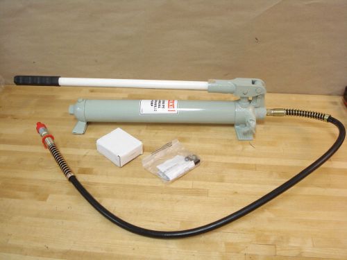 Dake 301121 10 ton manual hydraulic pump with gauge for utility press |  (49c) for sale