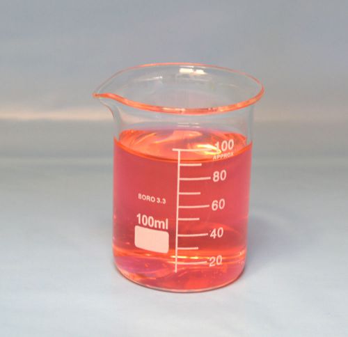 Beaker 100ml 100 ml ml griffin graduated borosilicate glass lab new measuring for sale