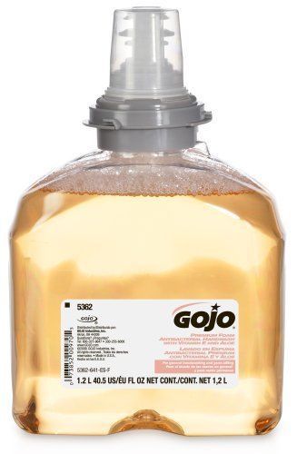 Gojo antibacterial handwash 5362-02 refill (2 -1.2l 40.5 fl 0z) for sale