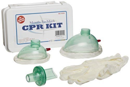 NEW Primacare KC-1010 Universal Mouth-to-Mask CPR Kit