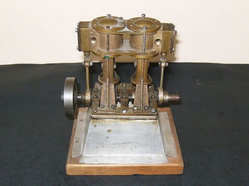 Antique Model of 2 Cylinder Vertical Steam Gas Engine for Ship Marine or Train?