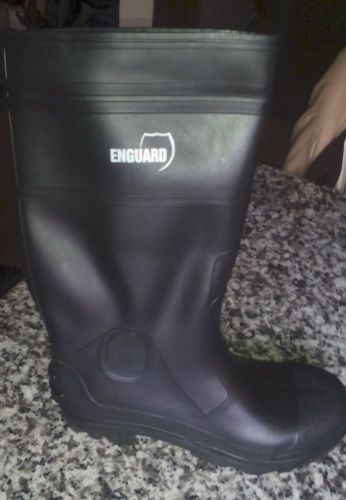 Enguard pvc plain toe safety boots for sale