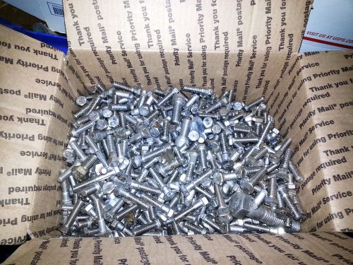 Mixed lot of 1000 + hex head bolt slotted sheet stainless steel screws s30400 for sale
