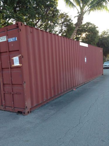Aztec 40FT Red Cargo/Shipping Container