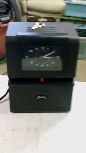 Lathem Time Clock Model 4001 Industrial Heavy Duty W/ 2 Keys