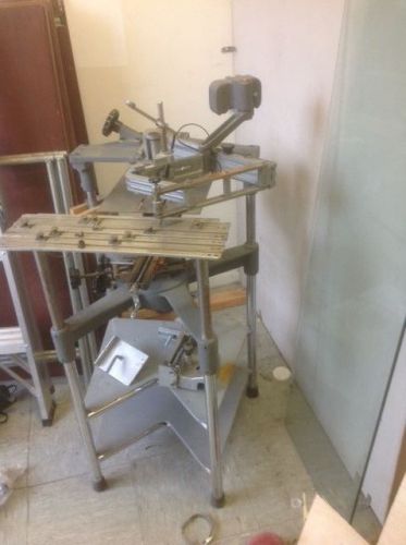 New Hermes TX-A pantograph  Engraving Machine w/ floor stand and fonts