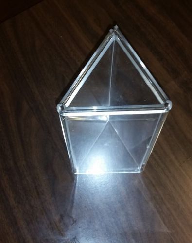 Acrylic triangle menu holders for sale