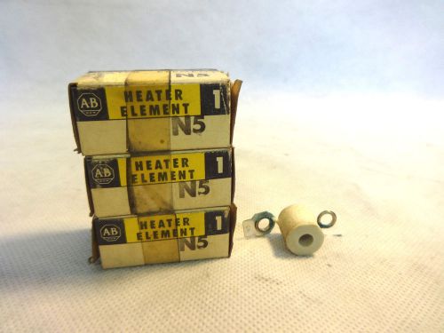 NEW LOT OF 3 ALLEN BRADLEY N5 OVERLOAD HEATER