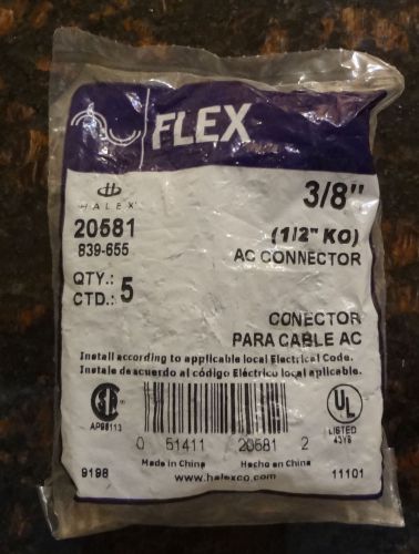 3/8 in. Flexible Metal Conduit (FMC) Conduit Connector (5-Pack)