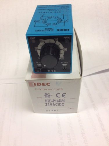 RTE-P1AD24 IDEC Electronic Timer 24V AC/DC RTEP1AD24 Brand New In Box