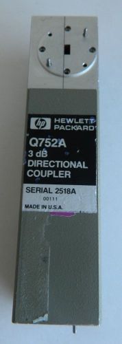 HP Q752A DIRECTIONAL COUPLER. 3 dBWR-22 UG-383/U Flange.