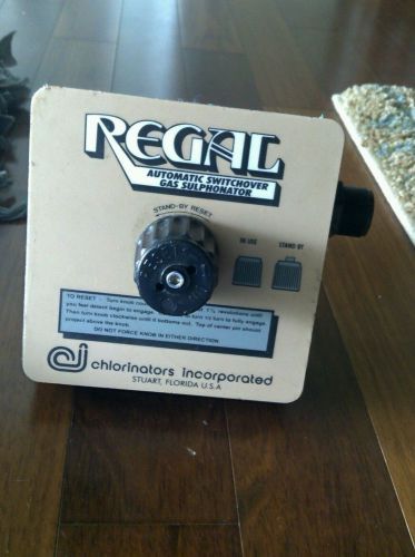 Regal  automatic switchover gas sulphonator. (j-20) for sale