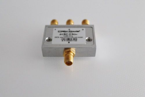 Mini-circuits zcsc-3-r3+ power splitter/combiner   3 way-0° 2 to 300 mhz for sale
