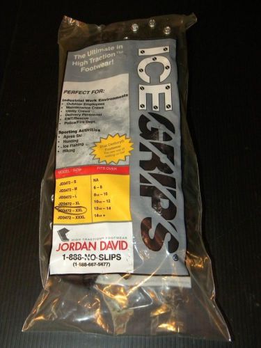 New - jordan david high traction ice grips usa made jd3472 size xxl 12-1/2-14 for sale