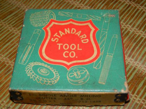 STANDARD TOOL CO. 2 3/4&#034; x 1/2&#034; x 1&#034; R.H. Single Angle Milling Cutter 712-145R