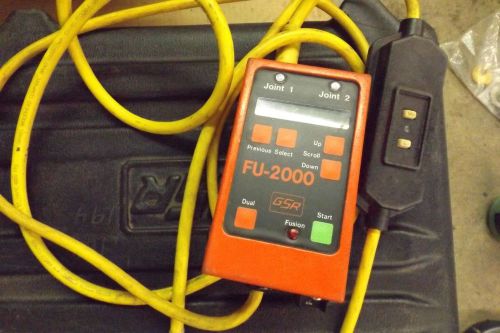 GEORGE FISHER FU-2000 FUSION POWER CONTROL UNIT IN CASE USED FREE SHIPPING