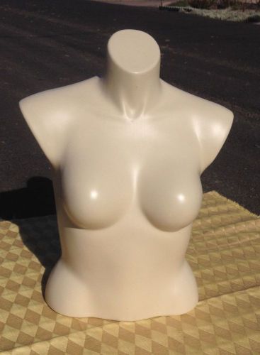 PVC/Plastic Female Mannequin Torso Dress Form Display