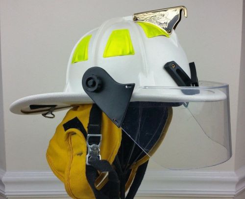 MSA Cairns C-TRD Firefighting Helmet with Shield - White