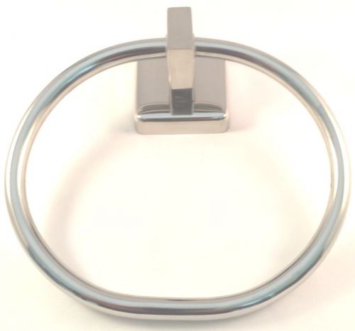 FRANKLIN BRASS CENTURY 5516 304 STAINLESS POLISHED TOWEL RING