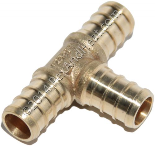(25) 1/2&#034; pex tee brass crimping fittings for sale