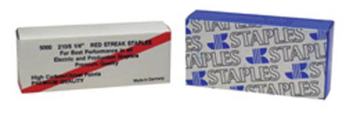 NEW- LasscoWizer Staples W103: 5/16&#034; Red Streak- 10 Packages