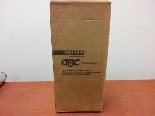 Box of 2 GBC Nap-Lam I 1.5 mil 18&#034; x 500&#039; Clear Laminating Film 3000003 / OO914