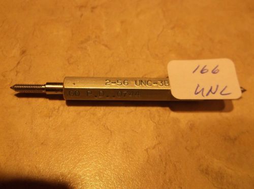 2-56 unc-3b thread plug gage machine tooling machinist inspection gauge for sale