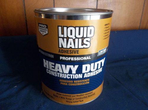 Liquid Nail Heavy Duty Construction Adhesive Indoor/Outdoor 1gal LNP903