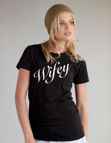Wifey T-Shirt (Black and White)