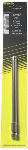 Enkay 3140-2C 6-Inch x Number 2 Robertson Bit, Carded, 2-Piece