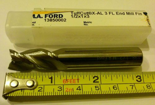 M.A. FORD TUFF CUT 1/2 inch solid carbide end mill cnc machinist tool lathe