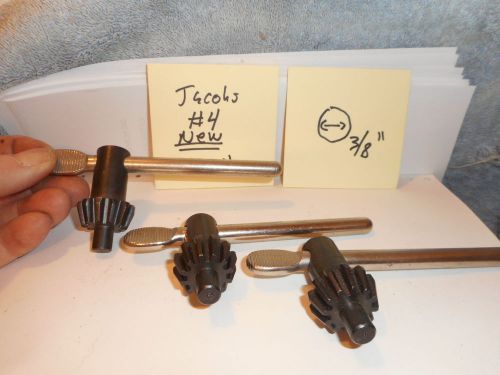 Machinists  3/3 buy now  perfect  usa jacobs no. 3 dril chuck key 3 available for sale