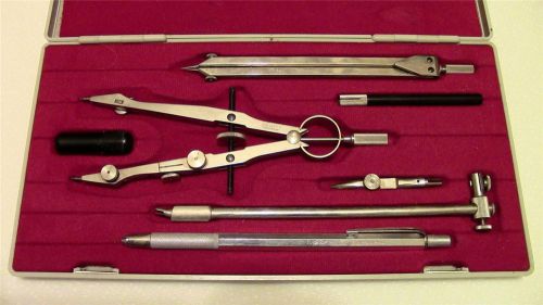 GRAMERCY DRAFTING TOOL SET MODEL #MO1A GERMANY IN CASE EXCELLENT NO RESERVE SALE