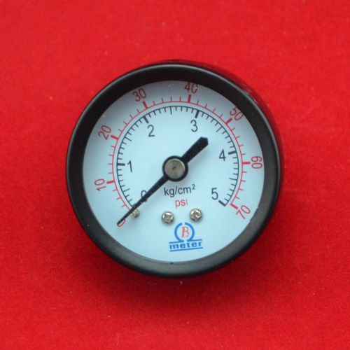 2&#034; 50mm back connect  pressure gauge 0-5 bar (70psi) 5kg/cm2 manometer ,pt1/4&#034; for sale