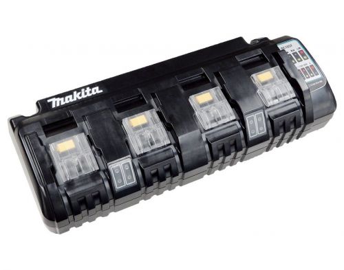 Makita DC18SF 4 port, 18 Volt Lithium-Ion Battey Charger New