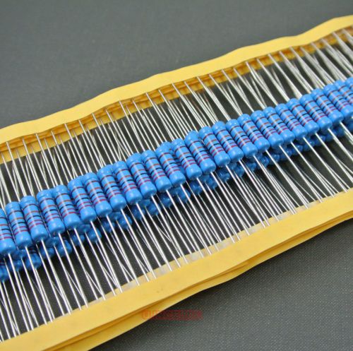 3w 1% metal film resistor kit 5values 0.1r-10r 100pcs for sale