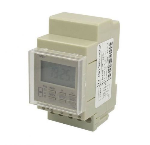 AC 220V 10A Din Rail Programmable Electronic Timer Switch XY-A5H