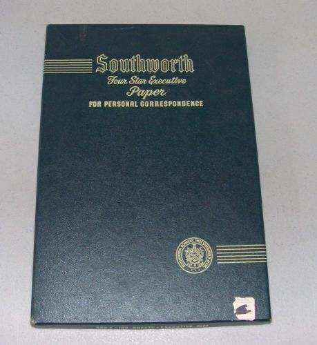 Southworth Four Star Executive Size Paper for Personal Correspondence 25%Cotton