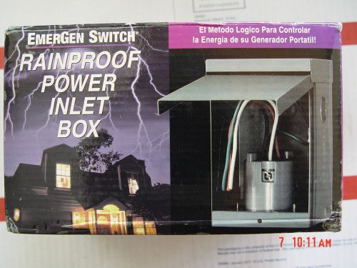 Nos connecticut electric nema l14-30 30a rainproof generator power inlet box r30 for sale