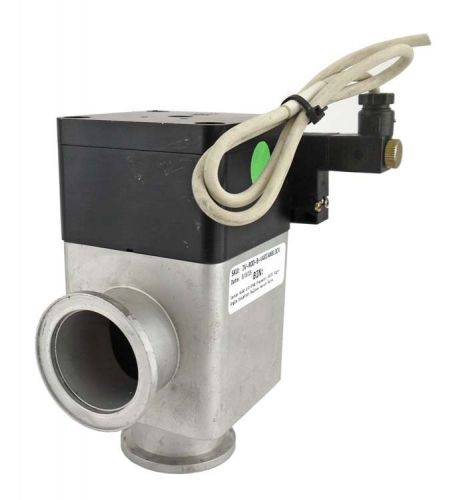 Varian nw40 a/o kf40 pneumatic 24vdc right angle isolation bellows vacuum valve for sale
