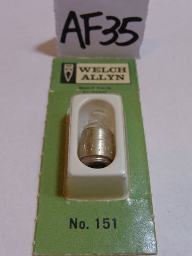 WELCH ALLYN GENUINE OEM LIGHT LAMP REPLACEMENT BULB NO 151 NEW