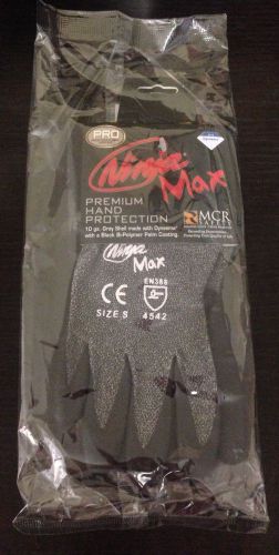 MCR Safety N9676GS Ninja Max Dyneema 10 Gauge Gray Shell Gloves size S Small NEW