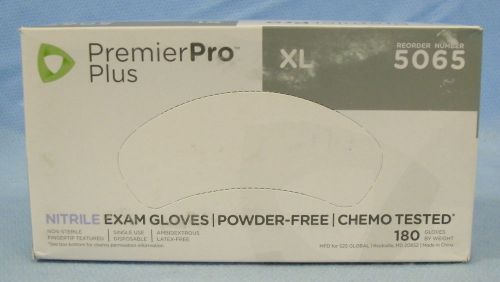 1 box/180-  s2s global premierpro plus nitrile exam gloves-x-large-  #5065 for sale