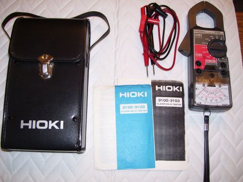 Hioki Model 3100 Clamp On Tester made in Japan