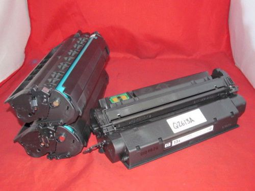 (Lot 3) Q2613A Genuine HP Black Toner Open Box LJ 1300  1300n  1300xi