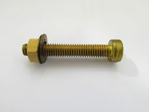 5 X 5.8 X 38. Slotted Cheese Head,Solid Brass Screws.