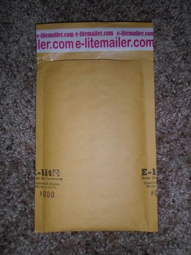 15pcs (4” x 8”) Self Sealing Kraft Bubble Mailers ~ usable space (4” x 7”)